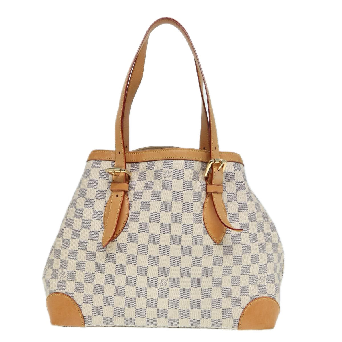 Louis Vuitton Hampstead, Beige, Canvas, tote