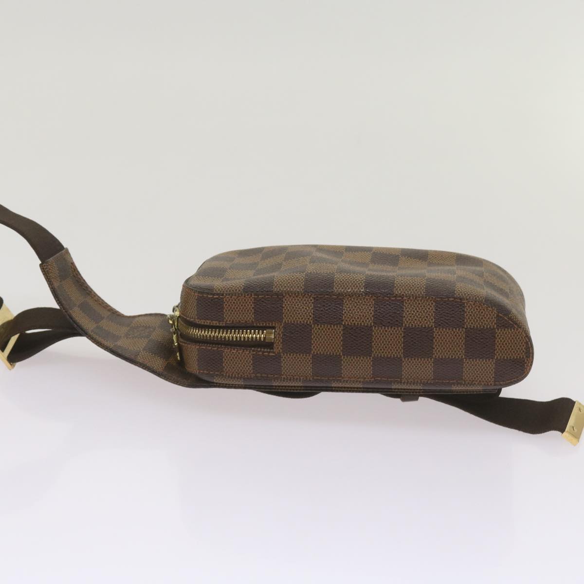 Louis Vuitton Geronimos, Brown, Canvas, shoulder