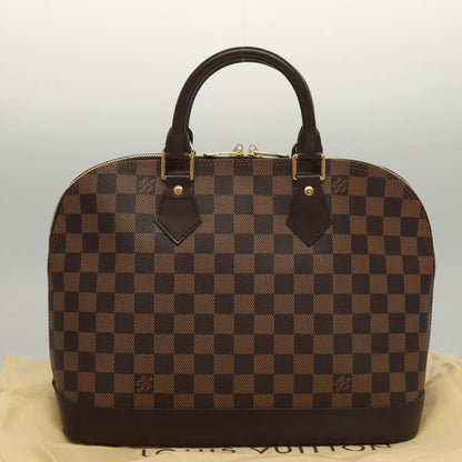 Louis Vuitton Alma, Brown, Canvas, handbag