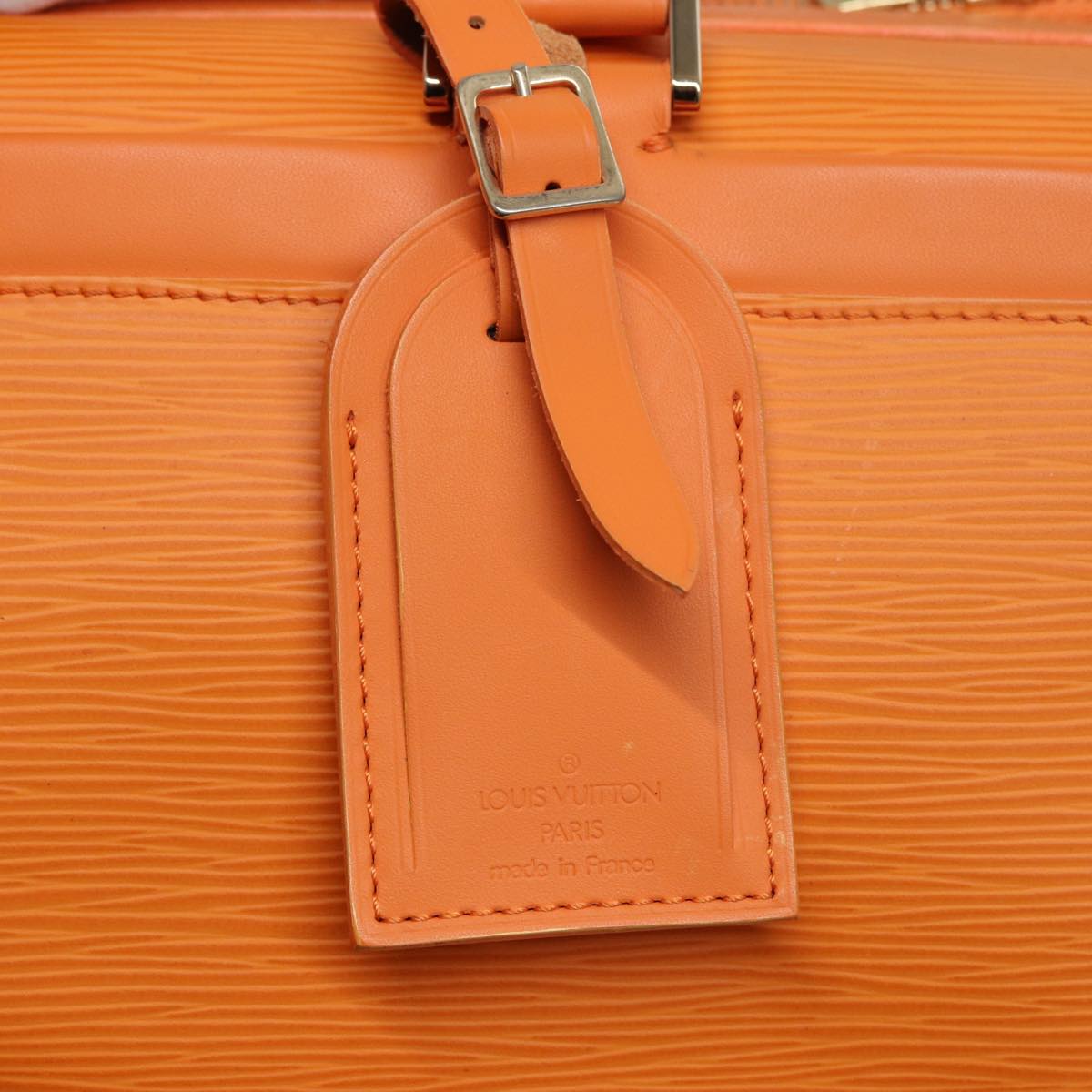 Louis Vuitton Danura, Orange, Leather, handbag