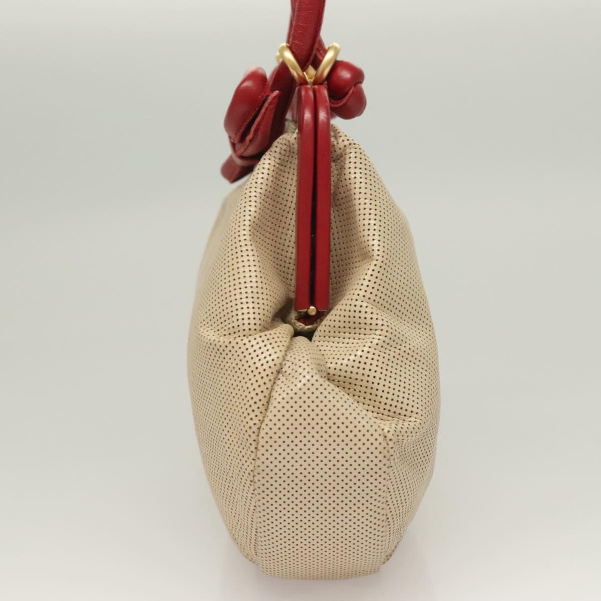 Chanel, Beige, Leather, shoulder
