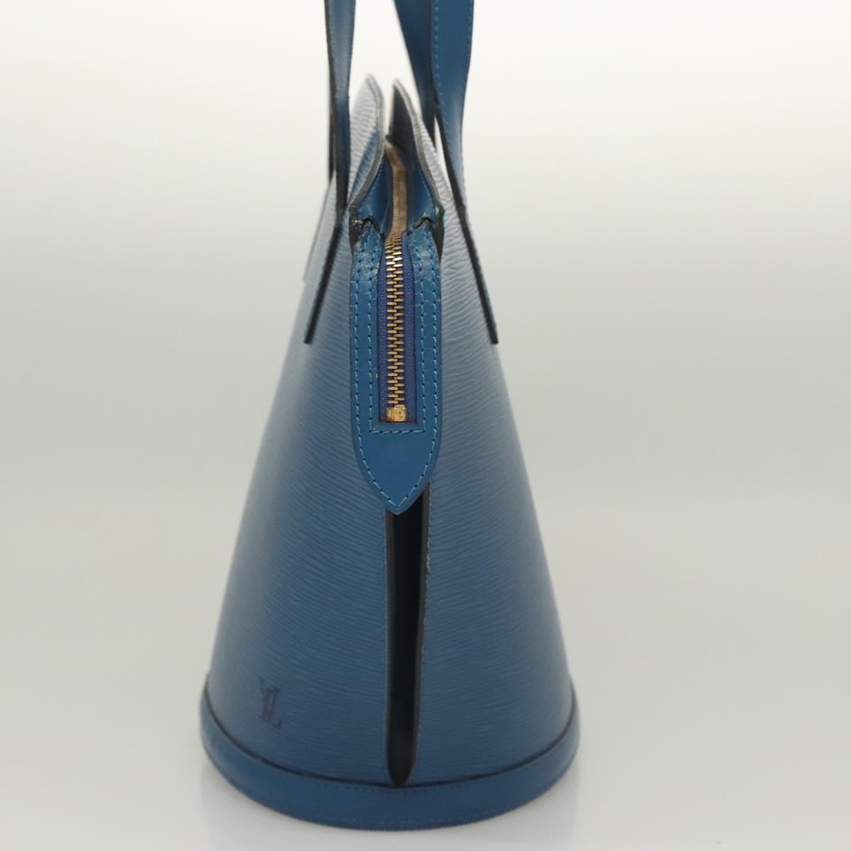 Louis Vuitton Saint Jacques Handbag Epi Leather, BLUE, LEATHER, Handbag