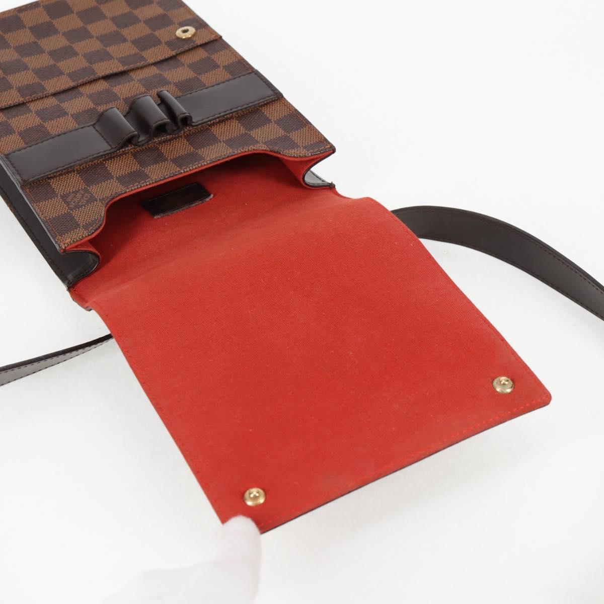 Louis Vuitton Portobello, Brown, Canvas, shoulder