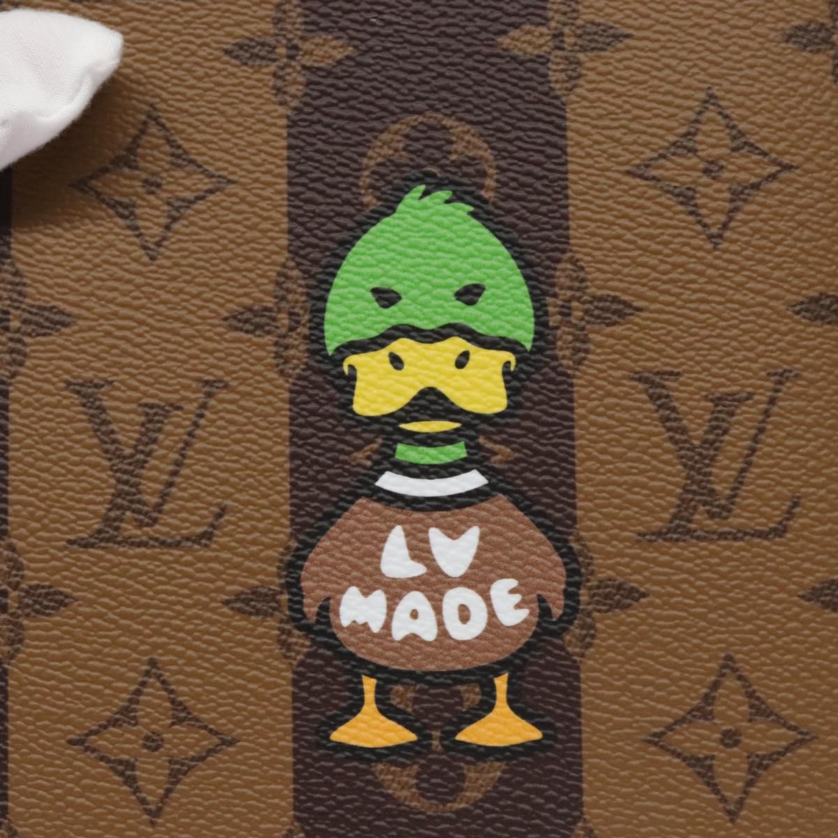Louis Vuitton Nigo, Brown, Canvas, wallet