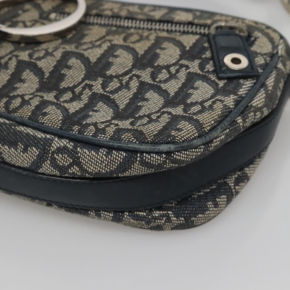 Dior Saddle, Navy, Canvas, shoulder
