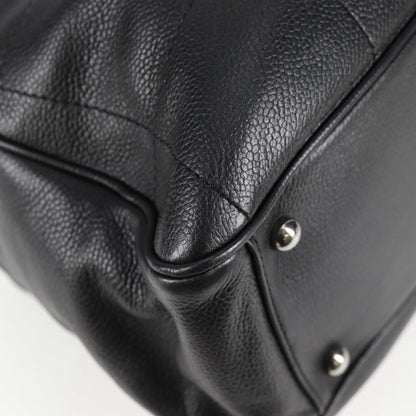 Chanel Chocolate bar, Black, Leather, handbag