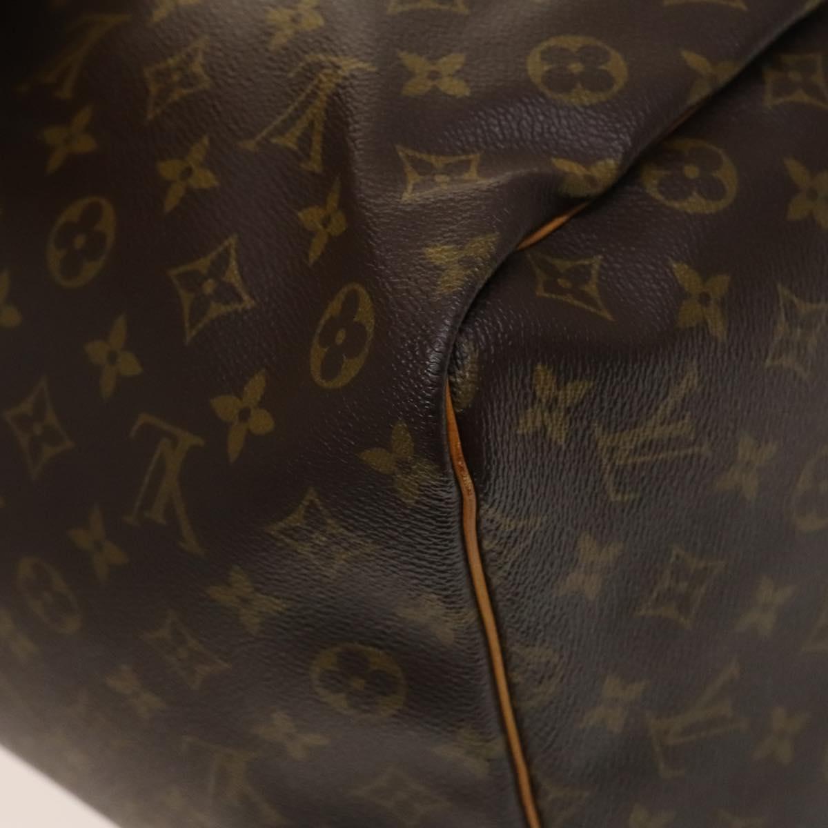 Louis Vuitton Keepall 60, Brown, Canvas, travel