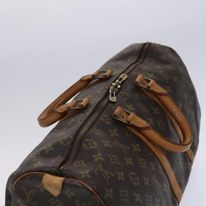 Louis Vuitton Keepall 45, Brown, Canvas, travel