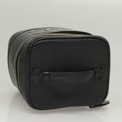 Chanel Vanity, Black, Leather, clutch