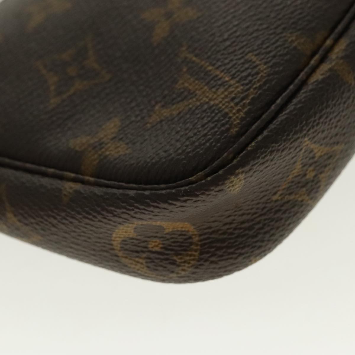 Louis Vuitton Pochette Accessoire, Brown, Canvas, clutch