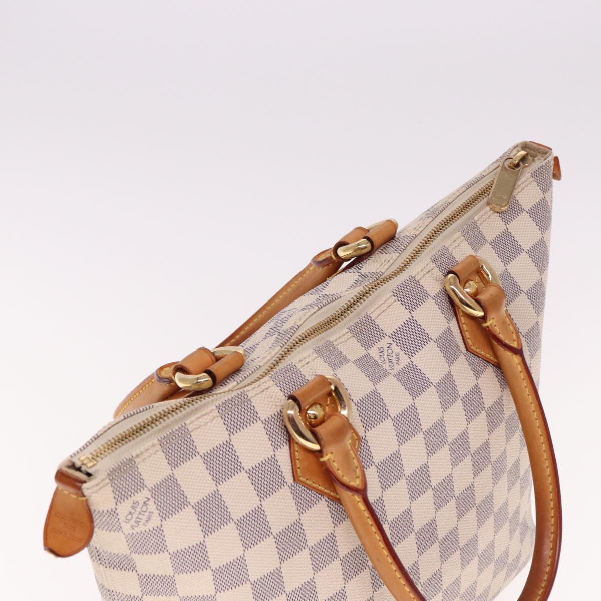 Louis Vuitton Saleya, White, Canvas, tote