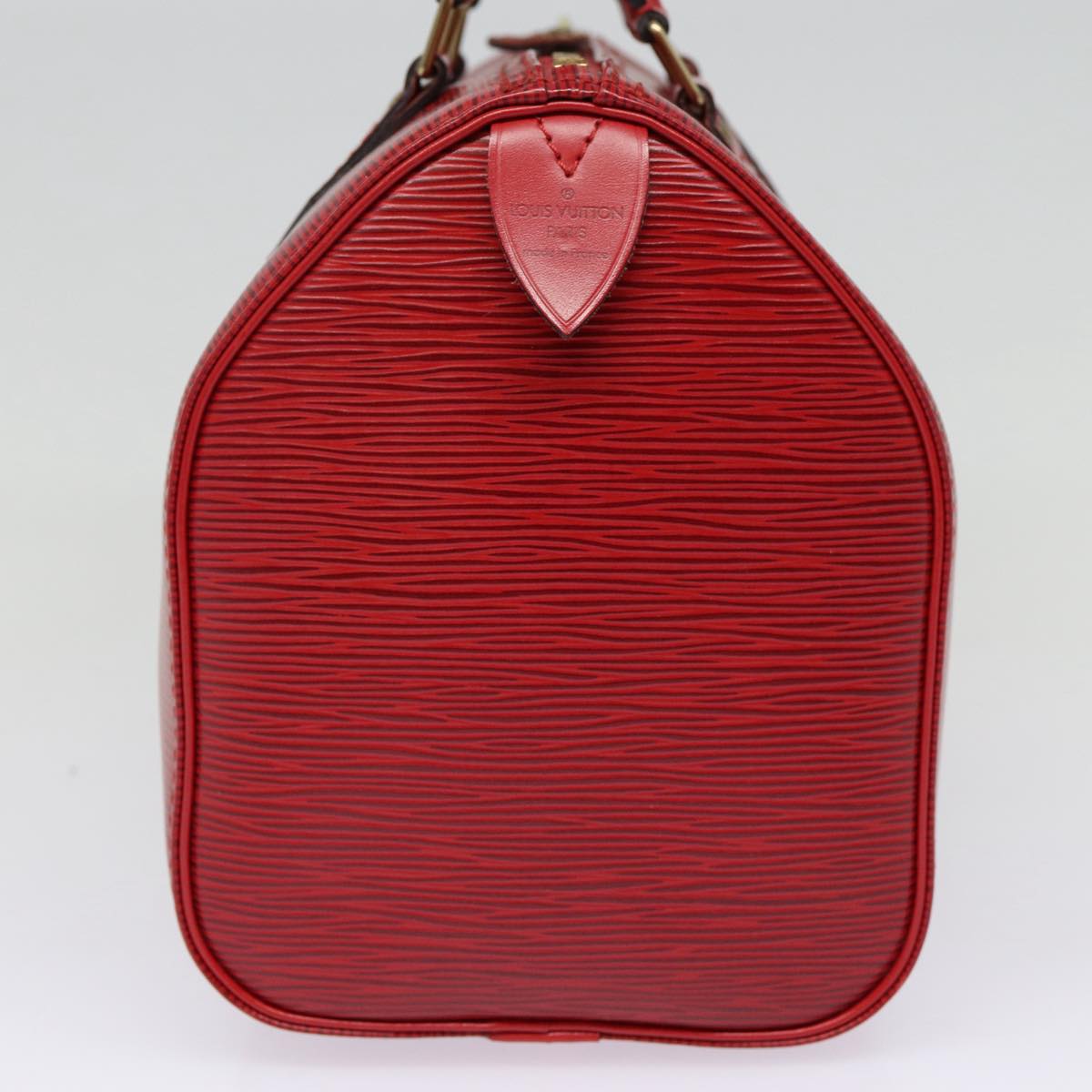 Louis Vuitton Speedy 25, Red, Leather, handbag