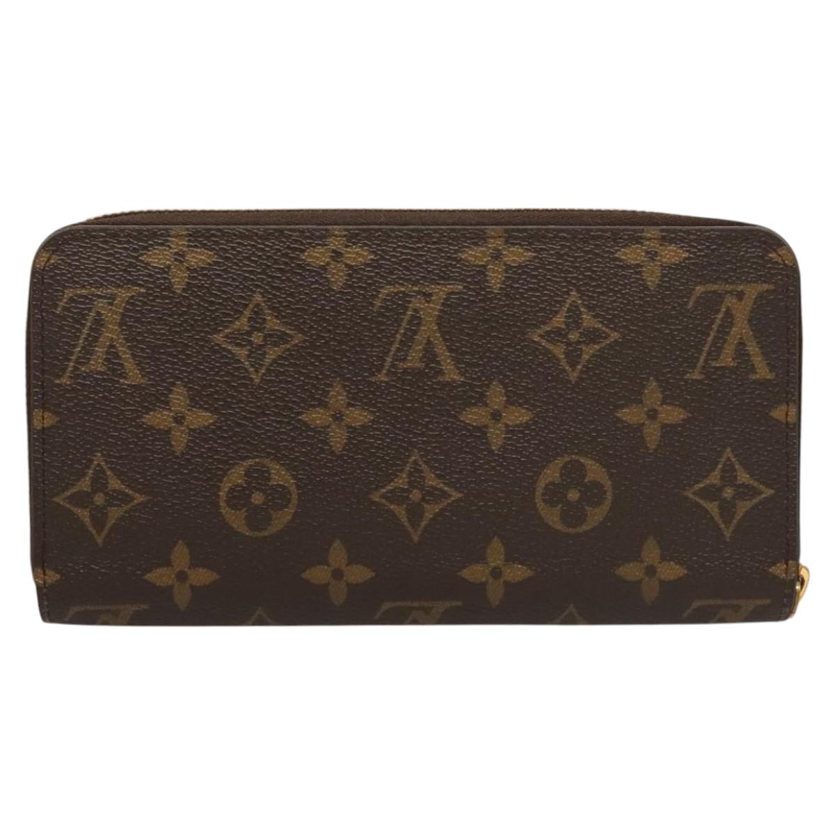 Louis Vuitton Portefeuille zippy, Brown, Canvas, wallet