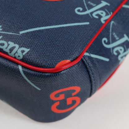 Gucci, Blue, Canvas, shoulder