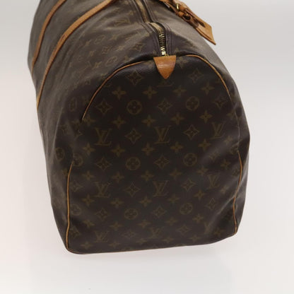 Louis Vuitton Keepall 60, Brown, Canvas, travel