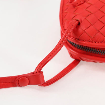 Bottega Veneta Intrecciato, Red, Leather, shoulder