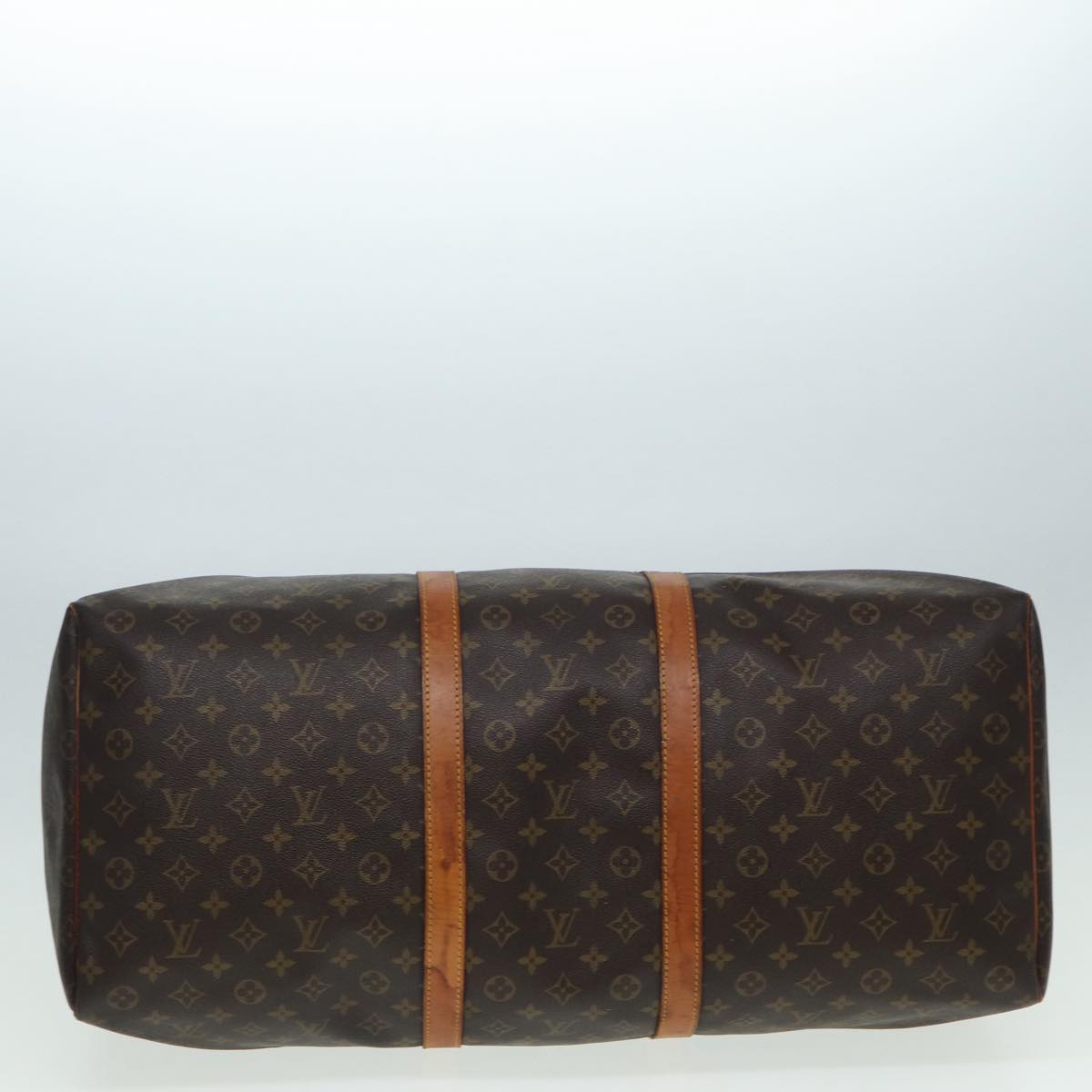 Louis Vuitton Keepall 60, Brown, Canvas, travel