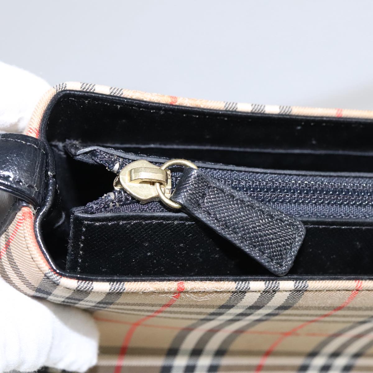 Burberry Nova Check, Beige, Canvas, shoulder