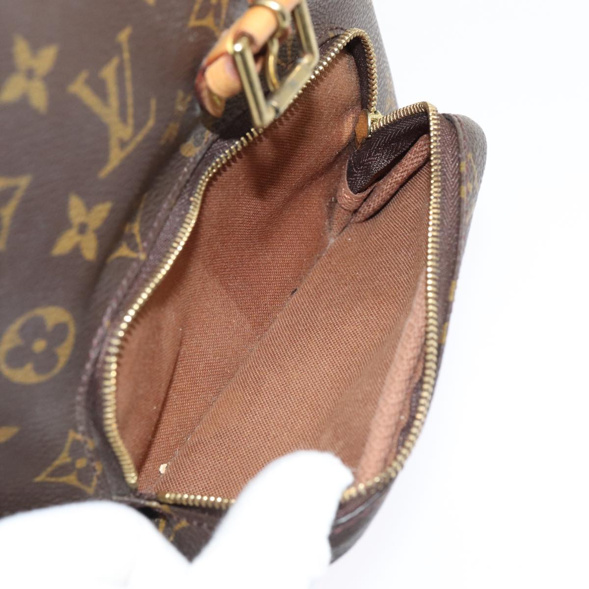 Louis Vuitton Montsouris, Brown, Canvas, backpack