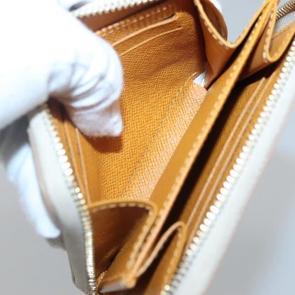 Louis Vuitton Zippy coin purse, Beige, Canvas, wallet