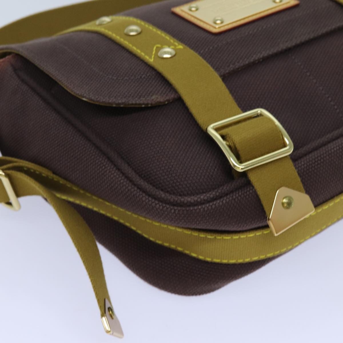 Louis Vuitton Antigua, Brown, Canvas, shoulder