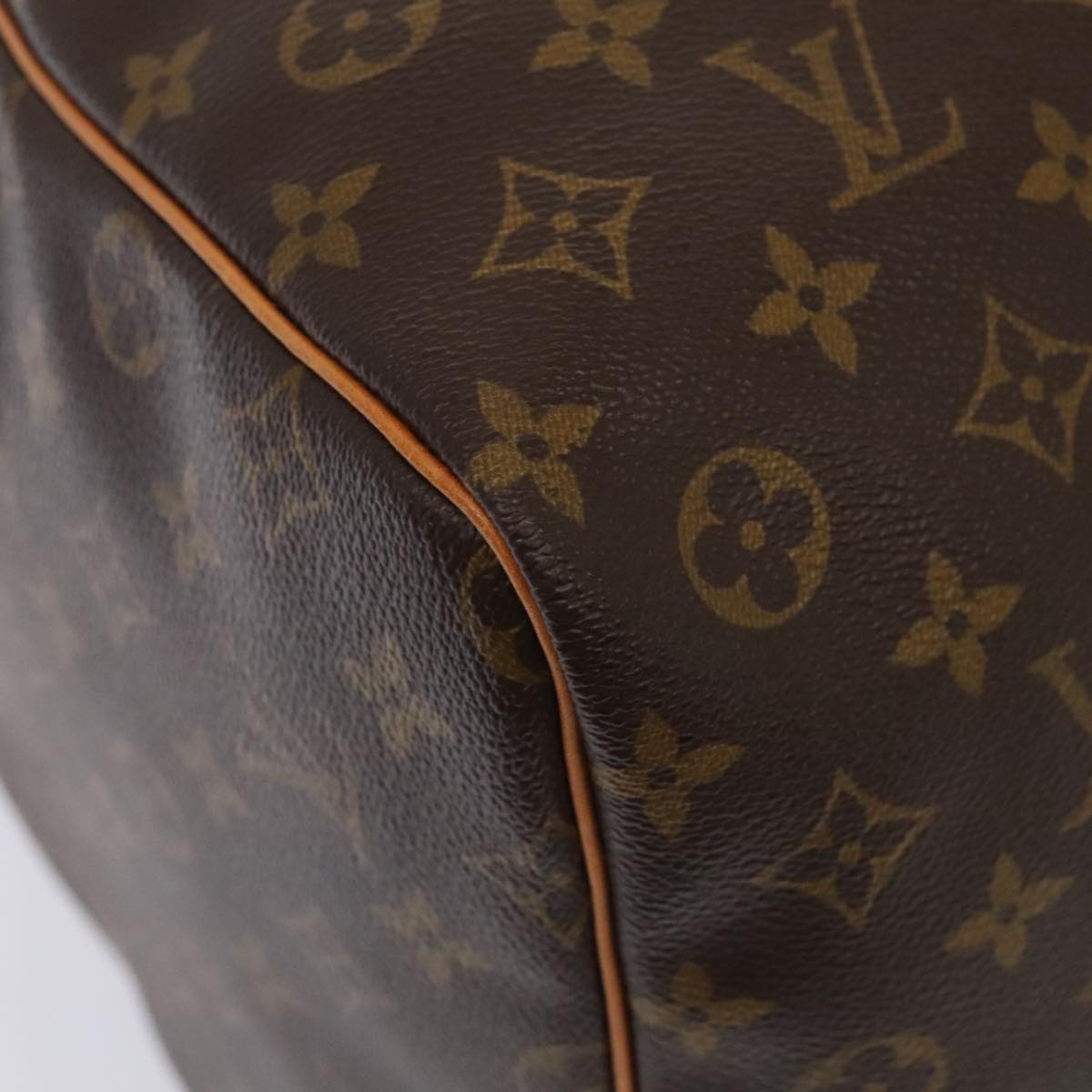 Louis Vuitton Keepall 60, Brown, Canvas, travel