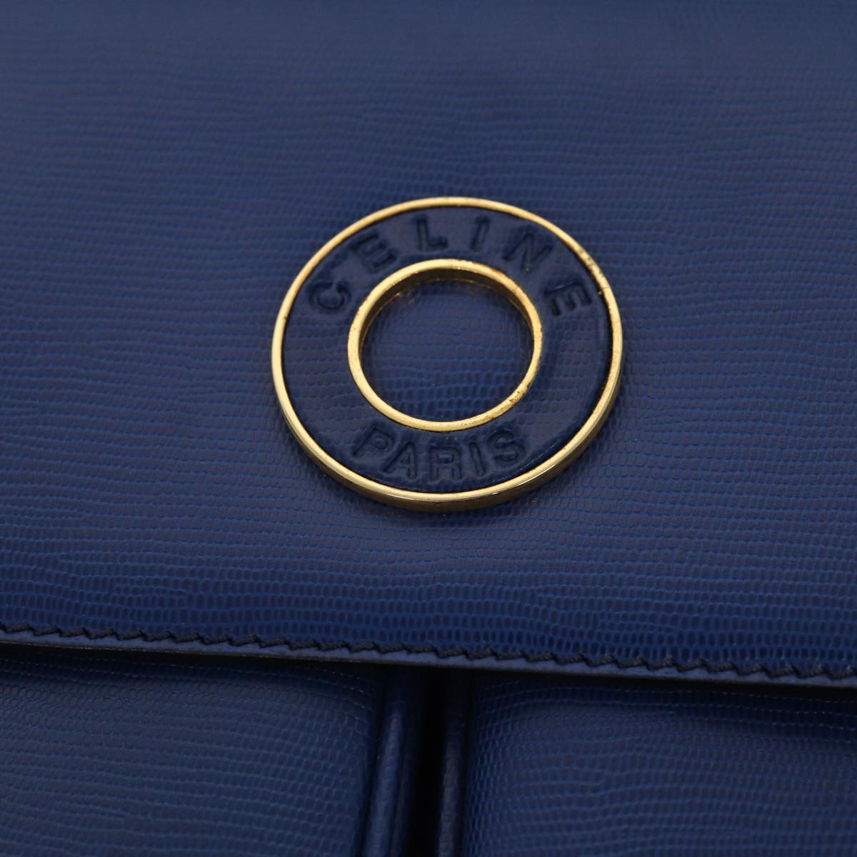 Céline, Blue, Leather, shoulder