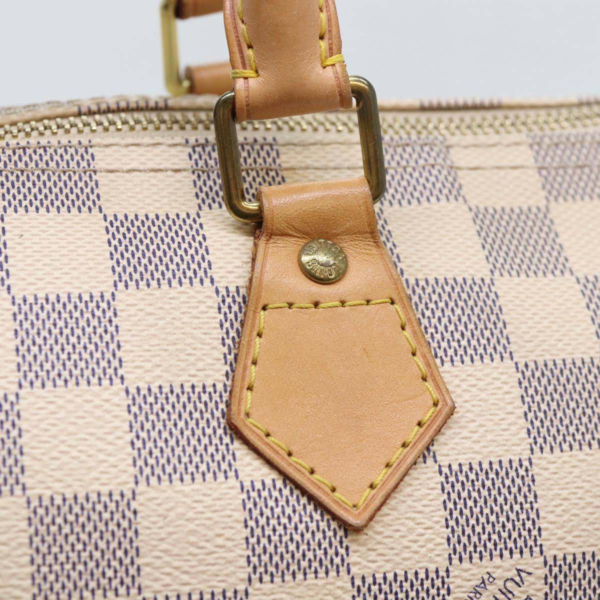 Louis Vuitton Speedy 30, Beige, Canvas, handbag