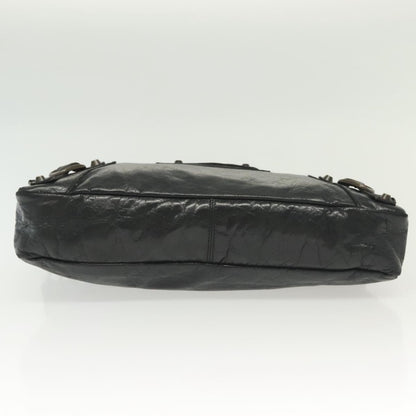 Balenciaga First, Black, Leather, handbag