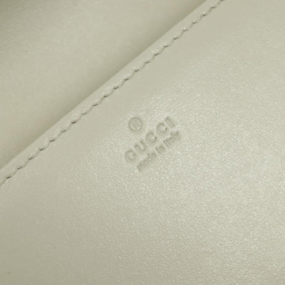 Gucci Horsebit, White, Leather, clutch