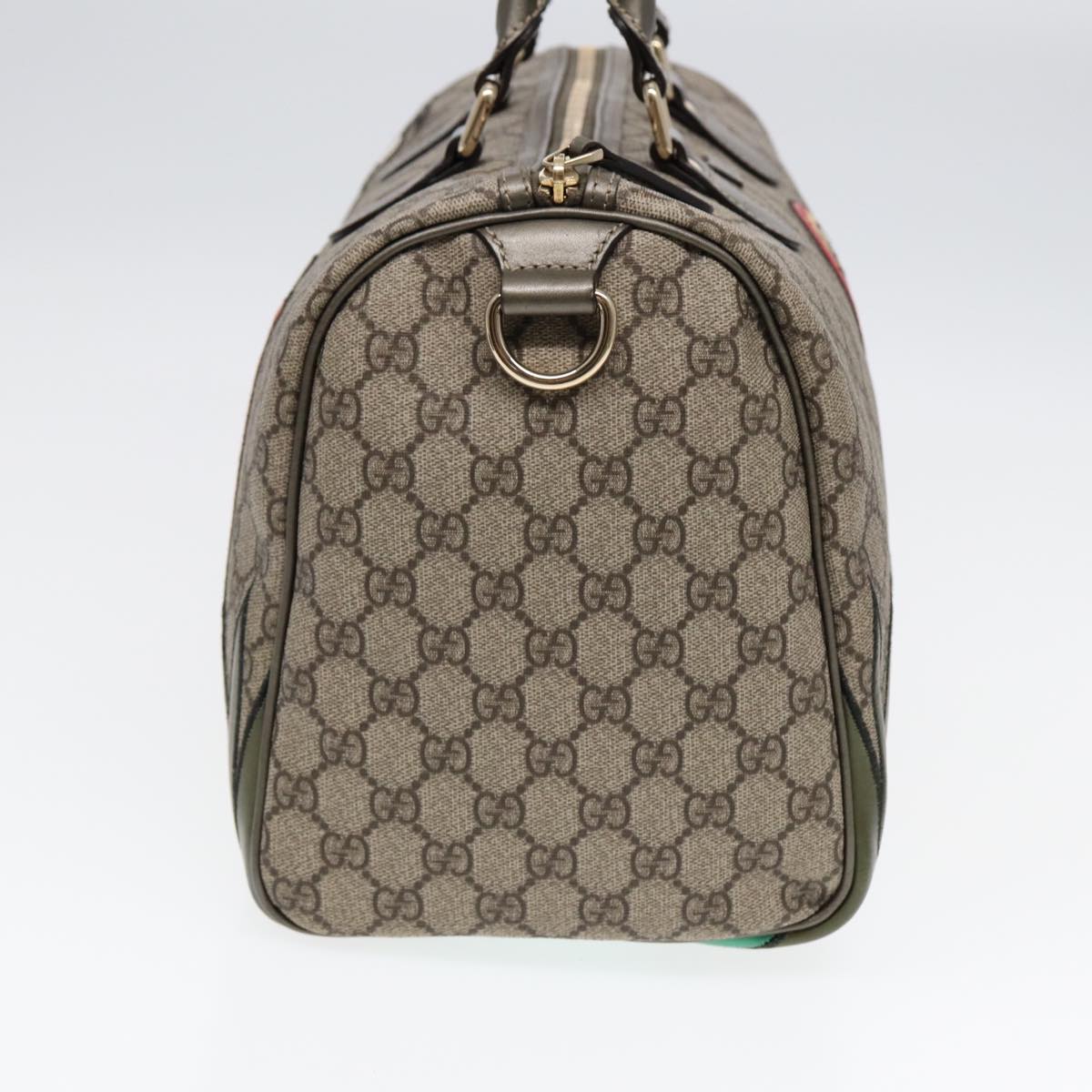 Gucci Boston, Beige, Canvas, handbag