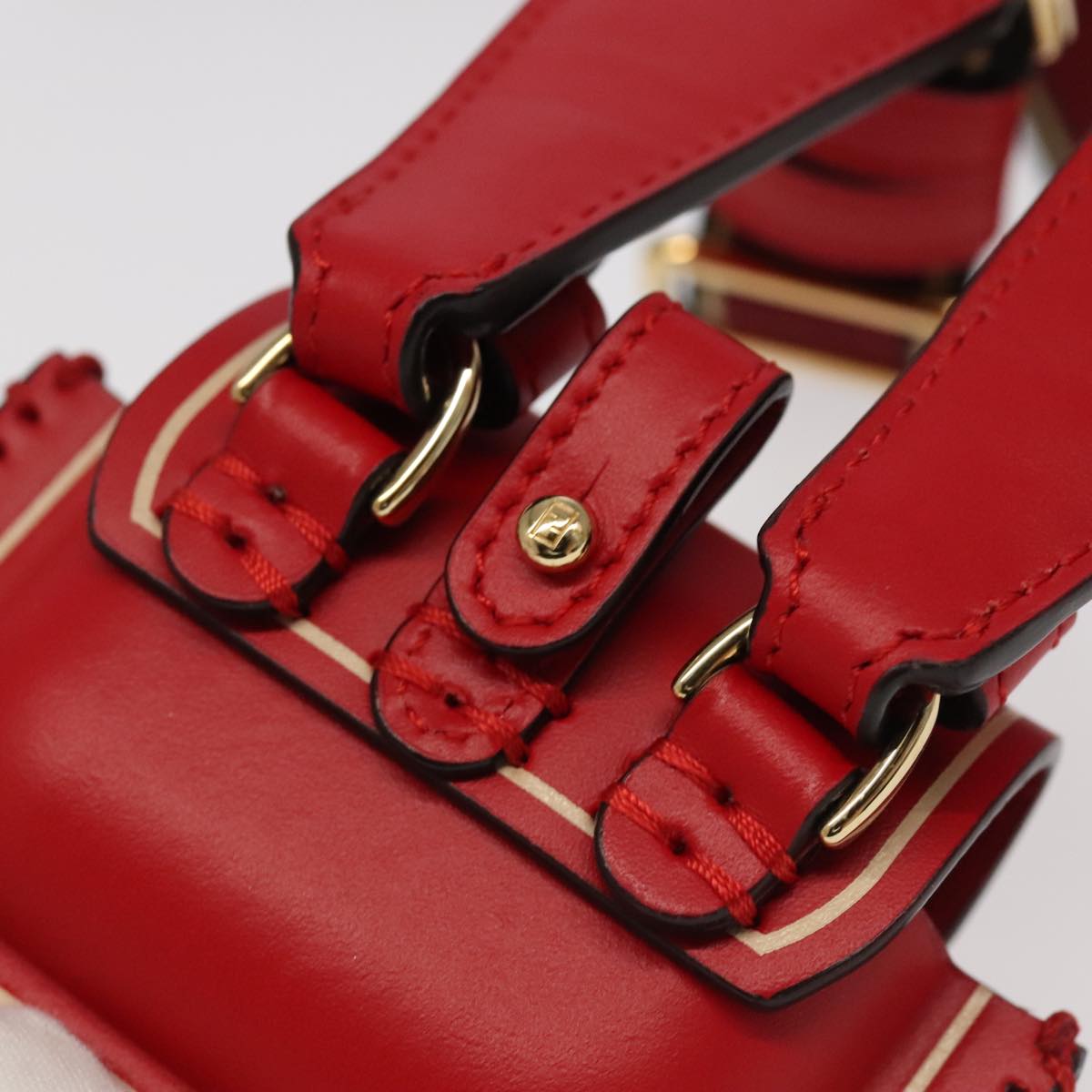 Fendi Baguette, Red, Leather, wallet