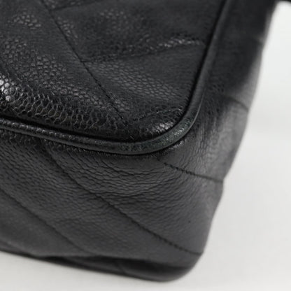 Chanel Camera, Black, Leather, shoulder