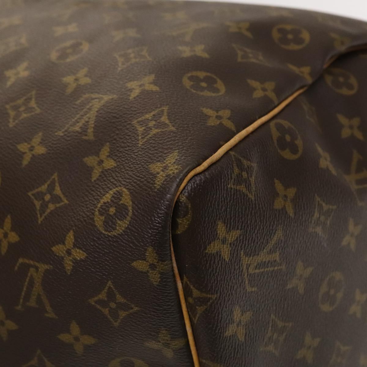 Louis Vuitton Keepall 60, Brown, Canvas, travel