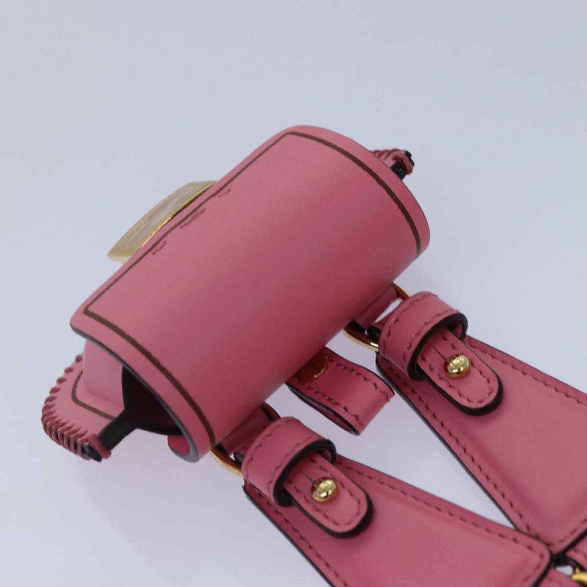 Fendi Baguette, Pink, Leather, clutch