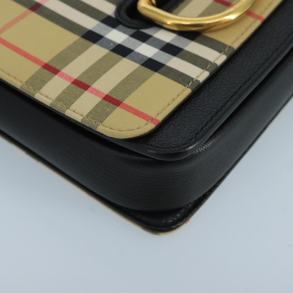 Burberry Nova Check, Beige, Canvas, shoulder