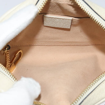 Gucci Ophidia, White, Leather, shoulder