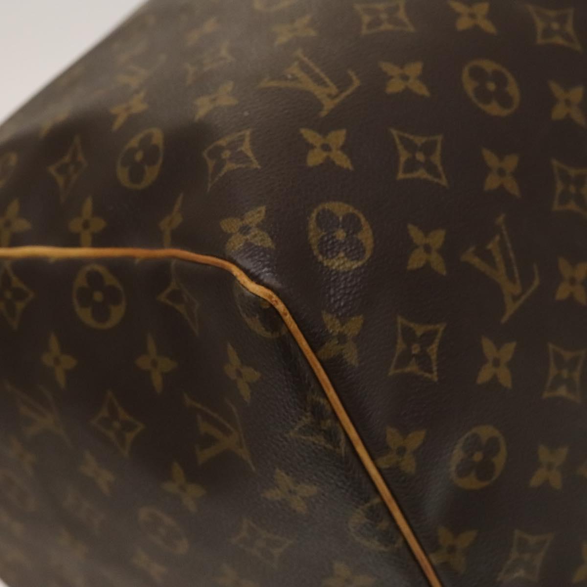 Louis Vuitton Keepall 60, Brown, Canvas, travel