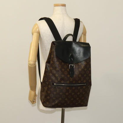 Louis Vuitton Palk, Brown, Canvas, backpack