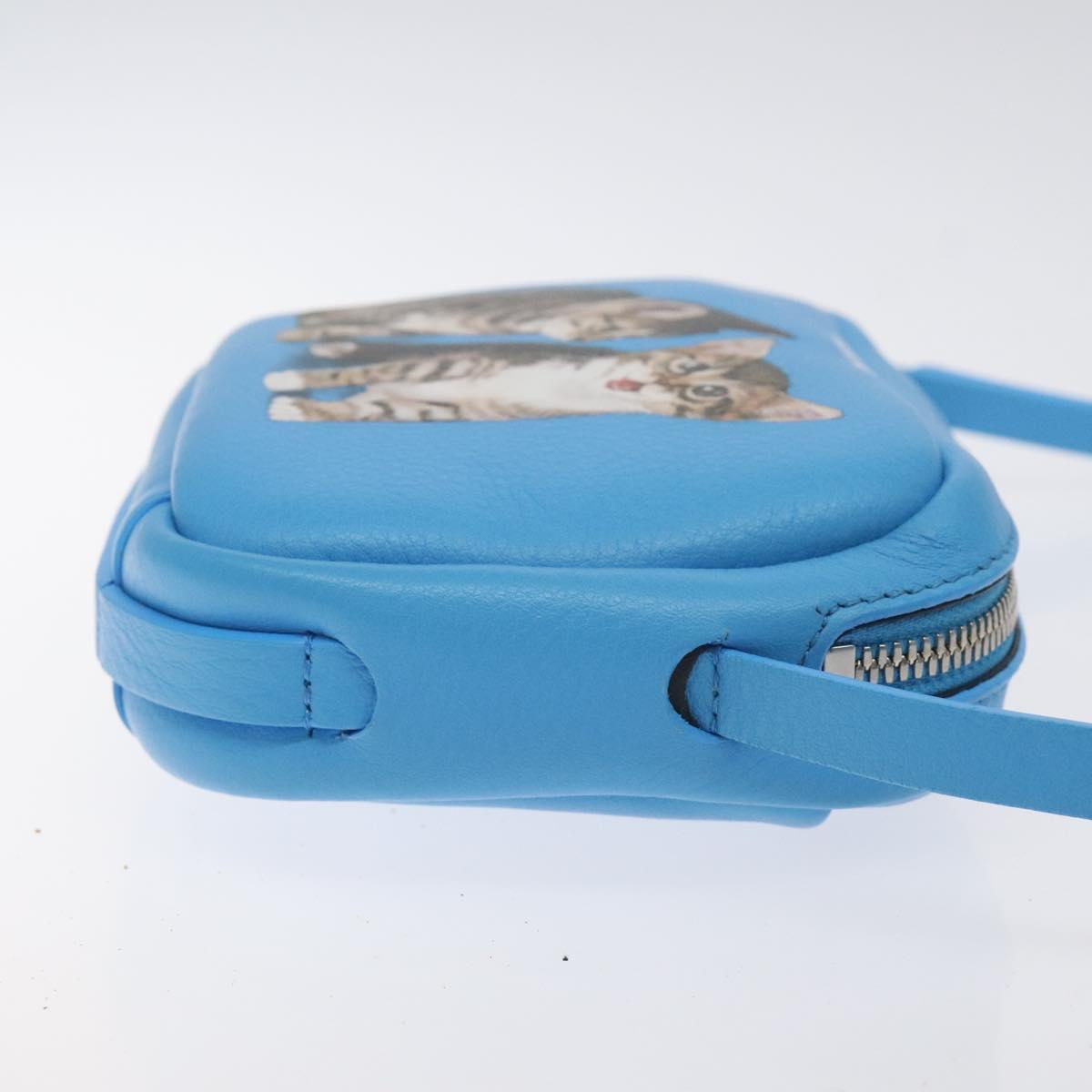 Balenciaga Everyday, Blue, Leather, shoulder