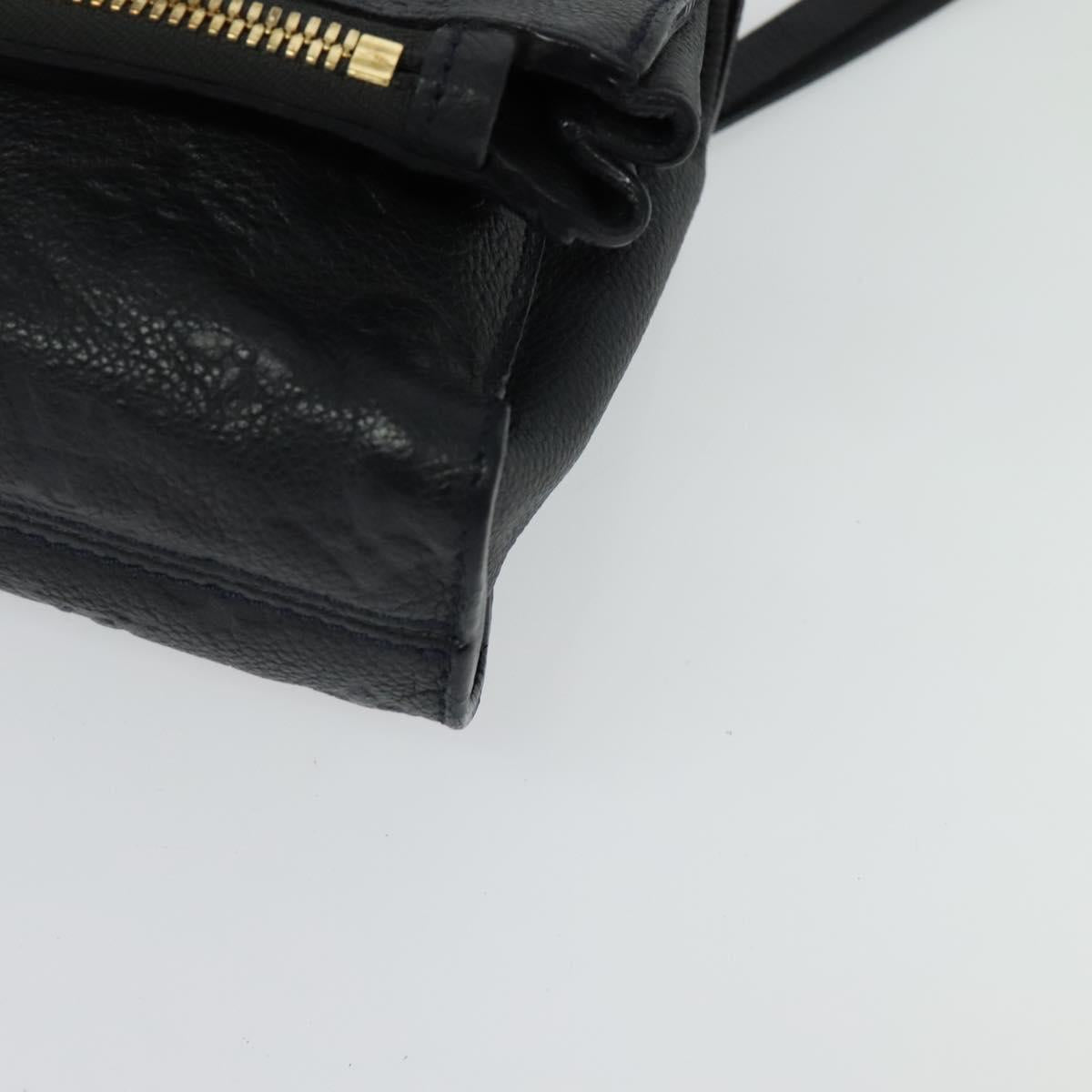 Louis Vuitton Petillante, Black, Leather, clutch