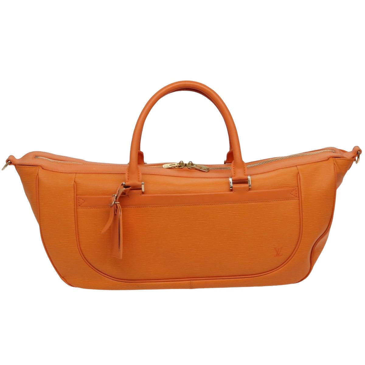 Louis Vuitton Danura, Orange, Leather, handbag