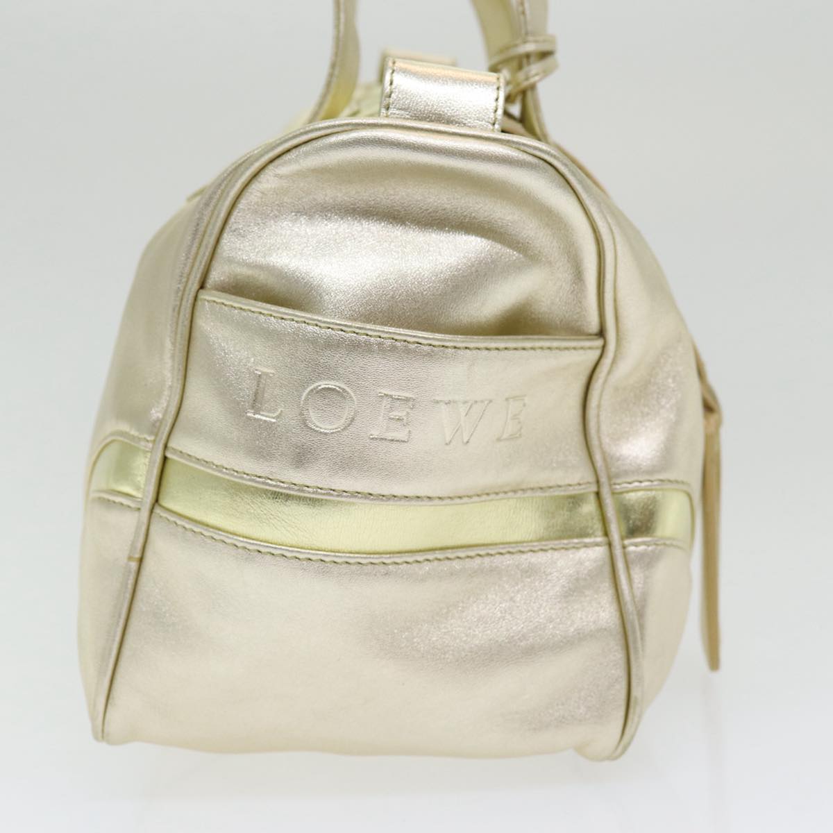 Loewe --, Gold, Leather, handbag