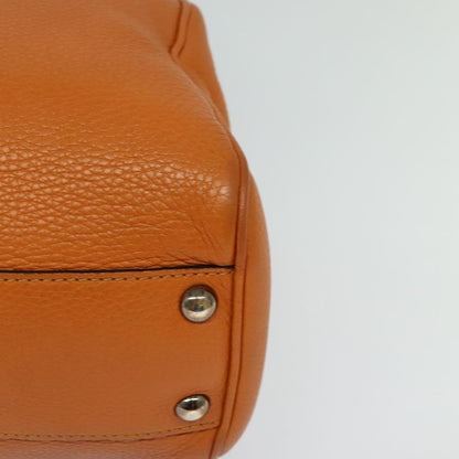 Gucci Bamboo, Orange, Leather, handbag
