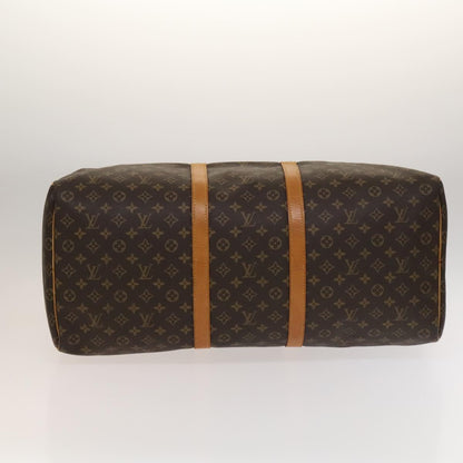 Louis Vuitton Keepall 60, Brown, Canvas, travel