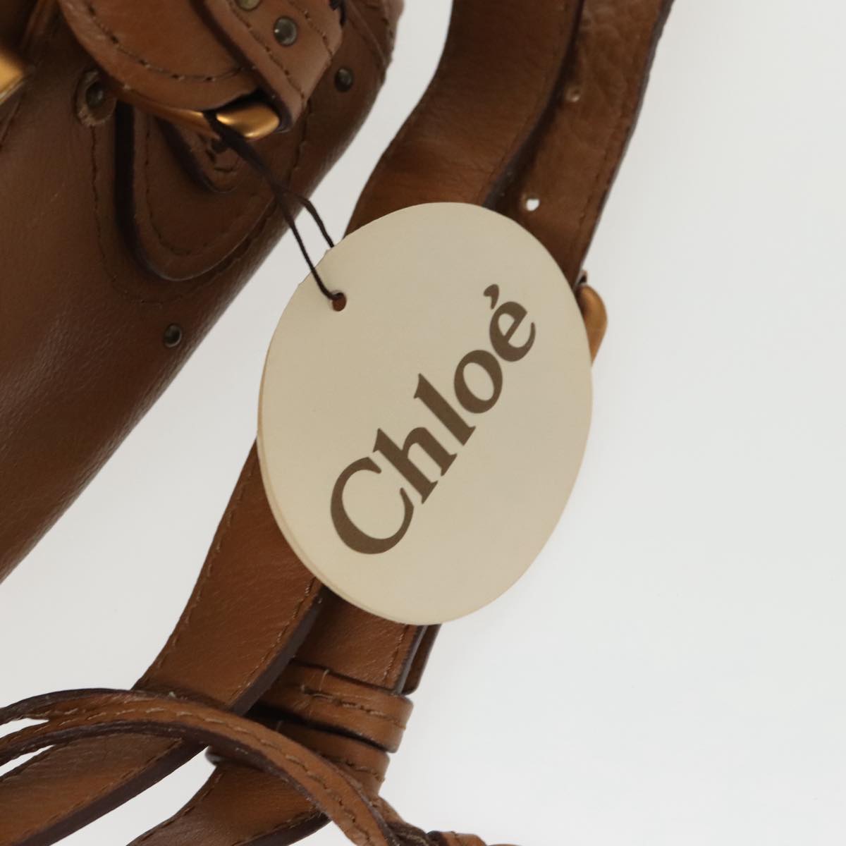 Chloé Paddington, Brown, Leather, handbag