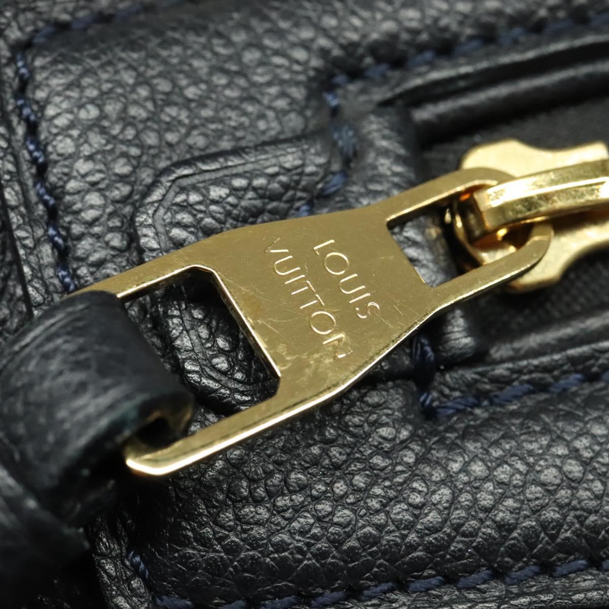 Louis Vuitton Petillante, Black, Leather, clutch