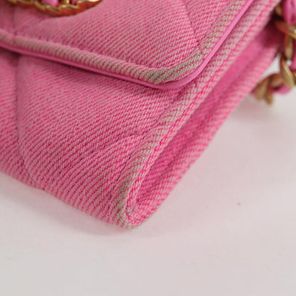 Chanel Trendy CC, Pink, Canvas, shoulder