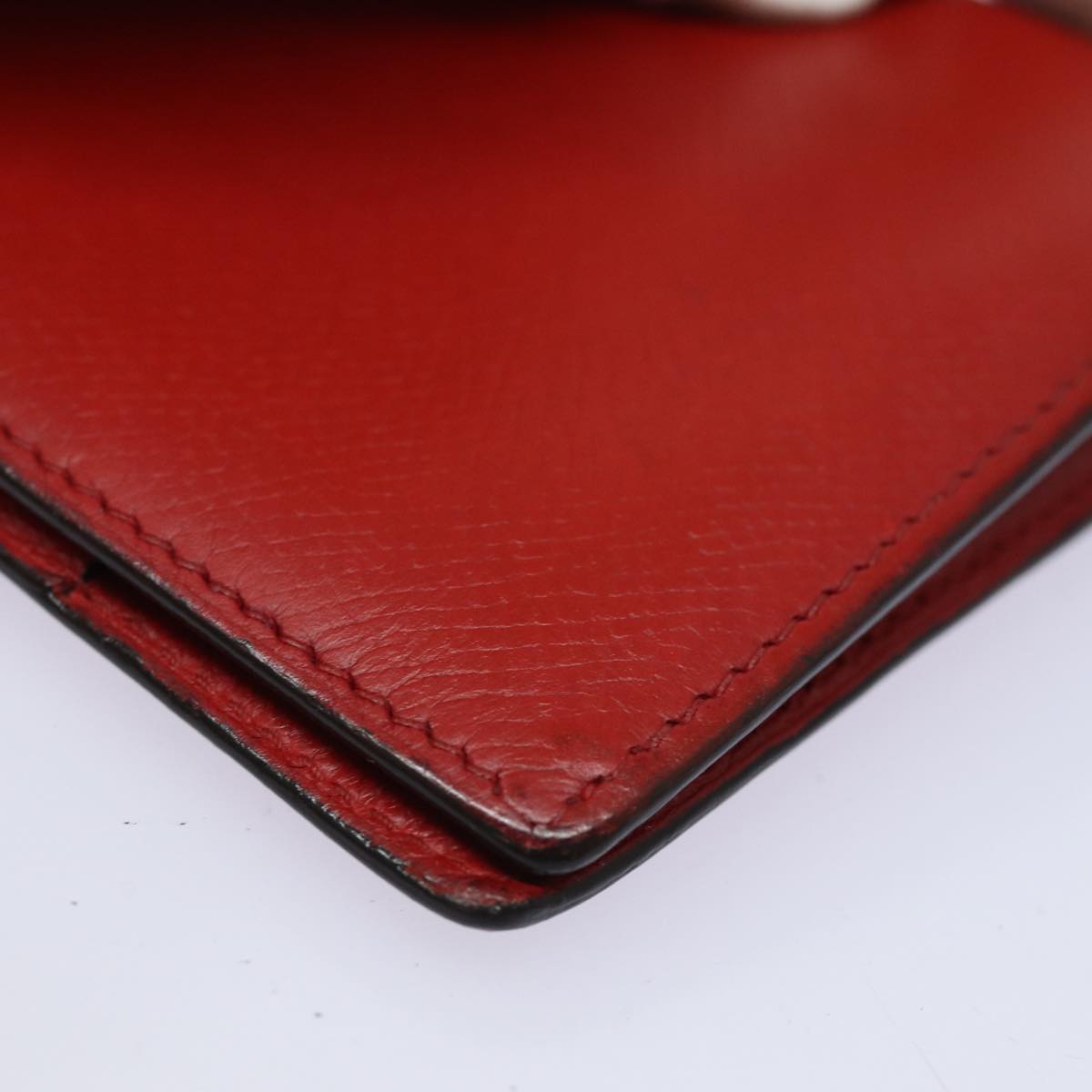 Hermès Béarn, Red, Leather, wallet