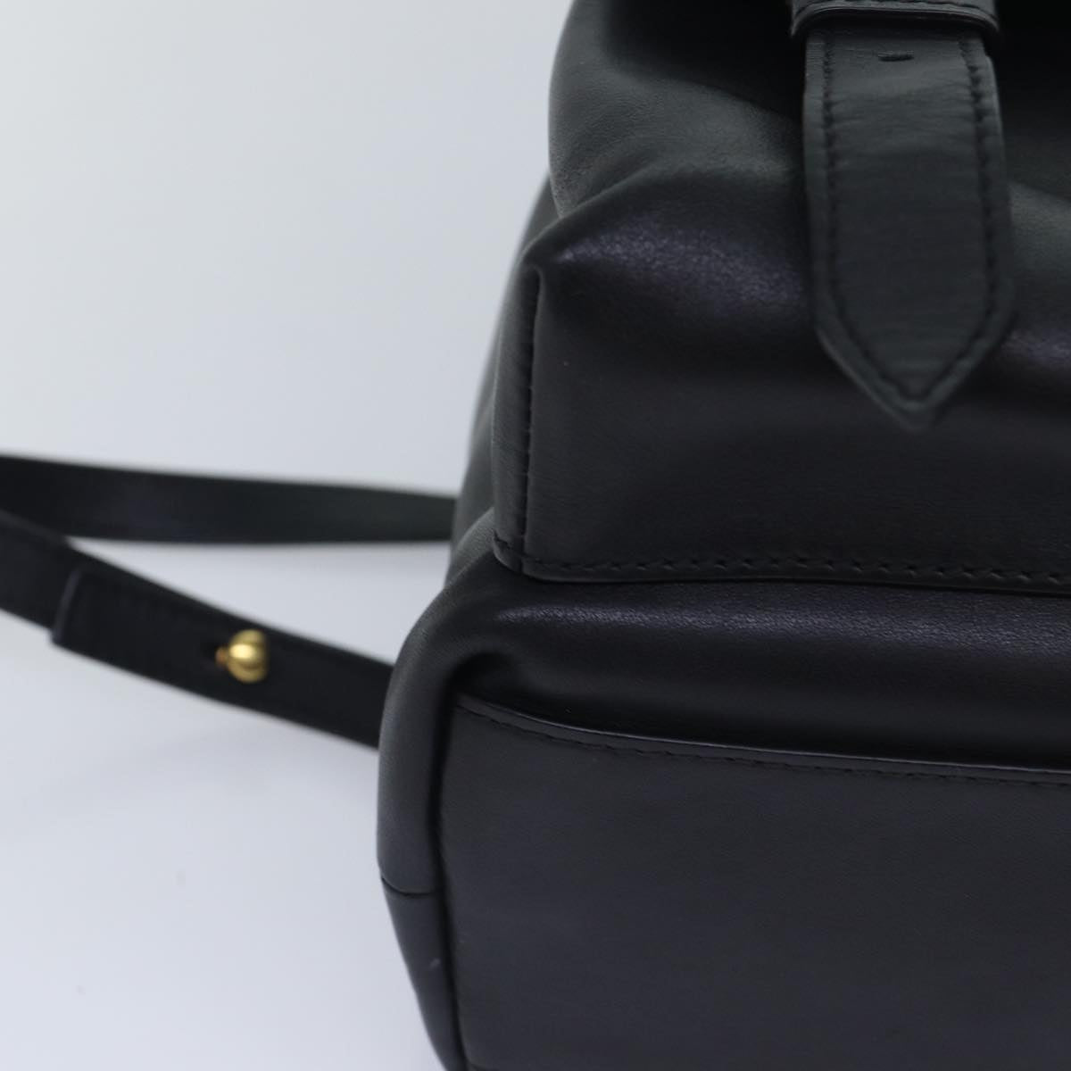 Versace Virtus, Black, Leather, backpack